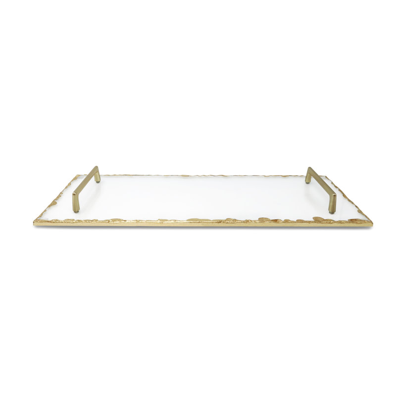 Raul Glass Tray, 1.5" H x 19.75" W x 7.75" D
