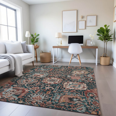 Tapis damassé Sykora AMF1320 de qualité supérieure lavable à la machine