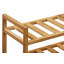 9 Pair Stackable Solid Wood Shoe Rack