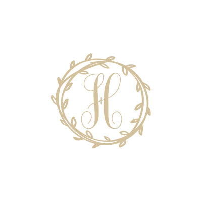Décalcomanie murale monogramme initial Klar