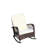 Outdoor Wicker Rocking Chair with Wide Seat, Thick, Soft Cushion, Rattan Rocker w/Steel Frame, High Weight Capacity for Patio, Garden, Backyard,Cushion-129131954-129131956