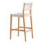 Tabouret de bar Mizuya blanc