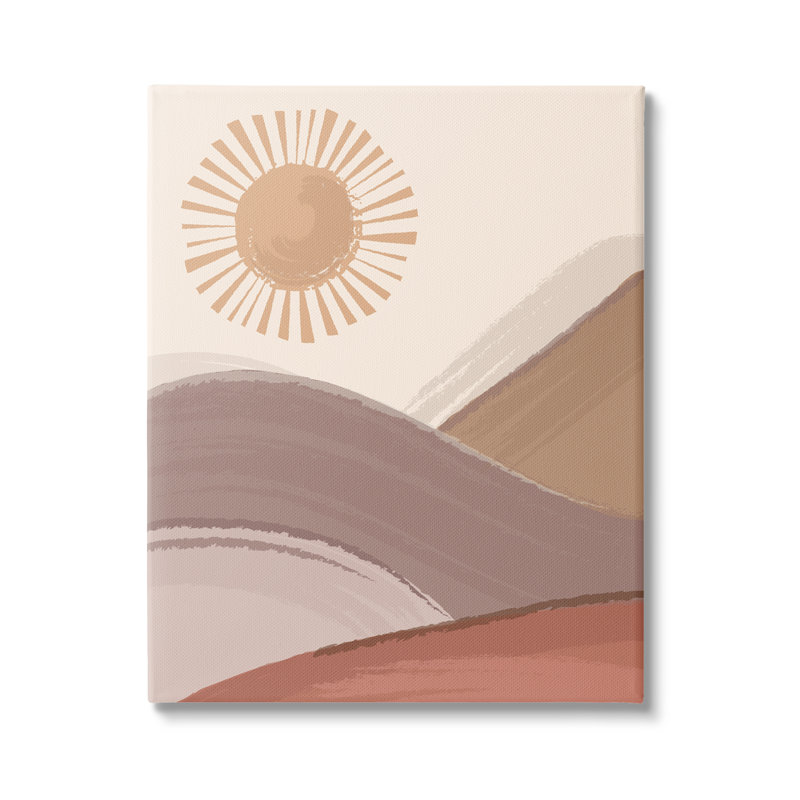 Dunes de sable au lever du soleil, Plaque murale, H 16 po x l 16 po x P 1,5 po