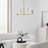 4 - Light Dimmable Modern Linear Chandelier-88144604-88144605