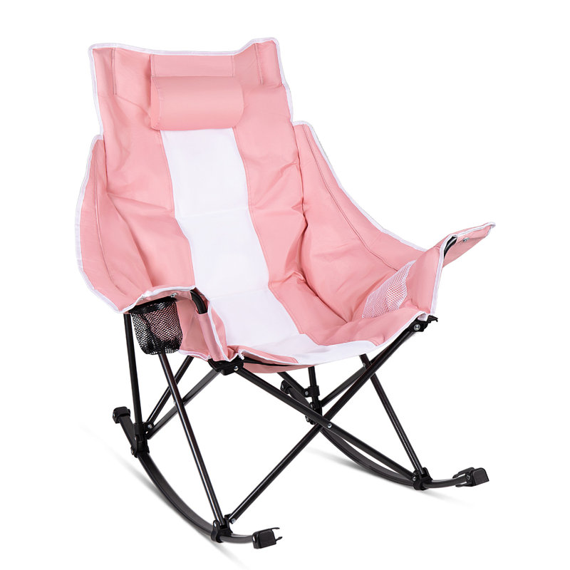 Outdoor Relaxing Rocking Chair, Pink