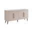Jodie 65" Mid-Century Modern Sideboard with 8 Adjustable Shelves-1606790354