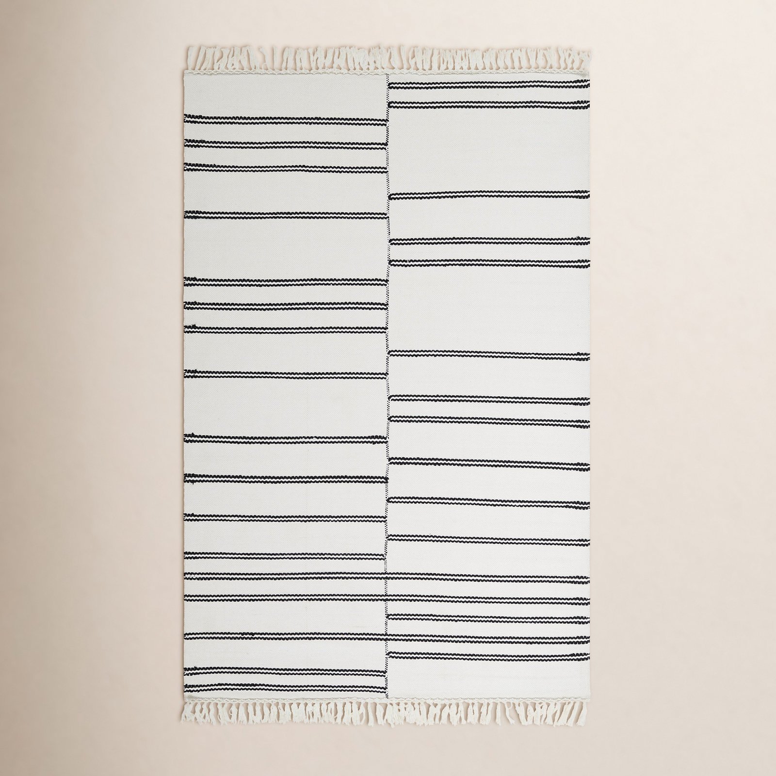 Favina Hand-Woven Striped Rug, Rectangle 8'10" x 12'