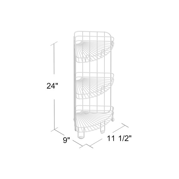 Rebrilliant Bozarth Free-standing Stainless Steel Shower Caddy