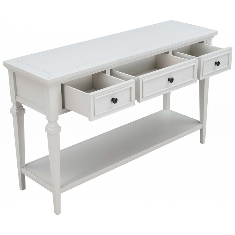 Console classique de style rétro, Blanc