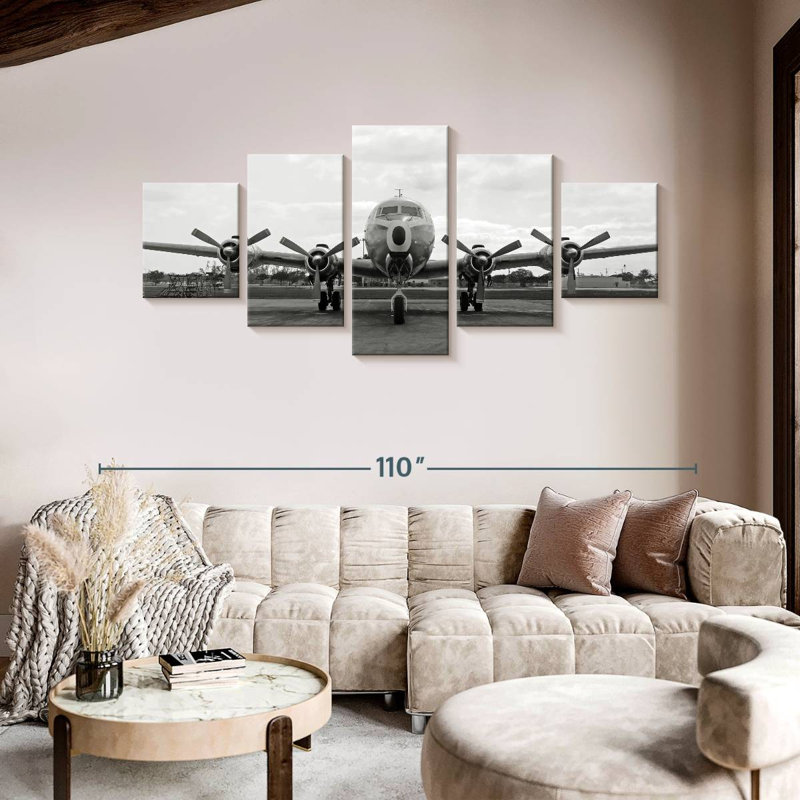 Airplane, 42" H x 92" W