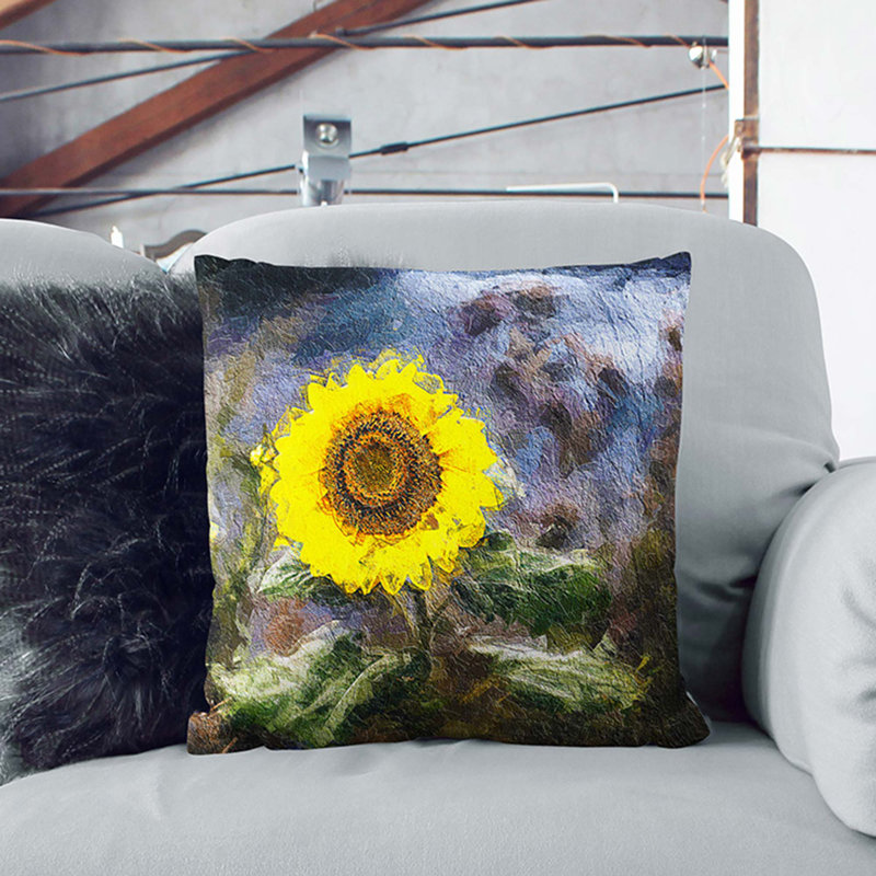 Square Throw Cushion, 40cm H x 40cm W x 15cm D