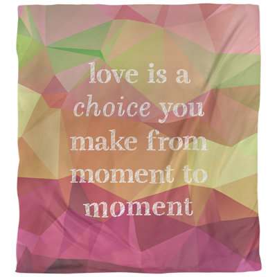 Housse de couette simple love is a choice quote