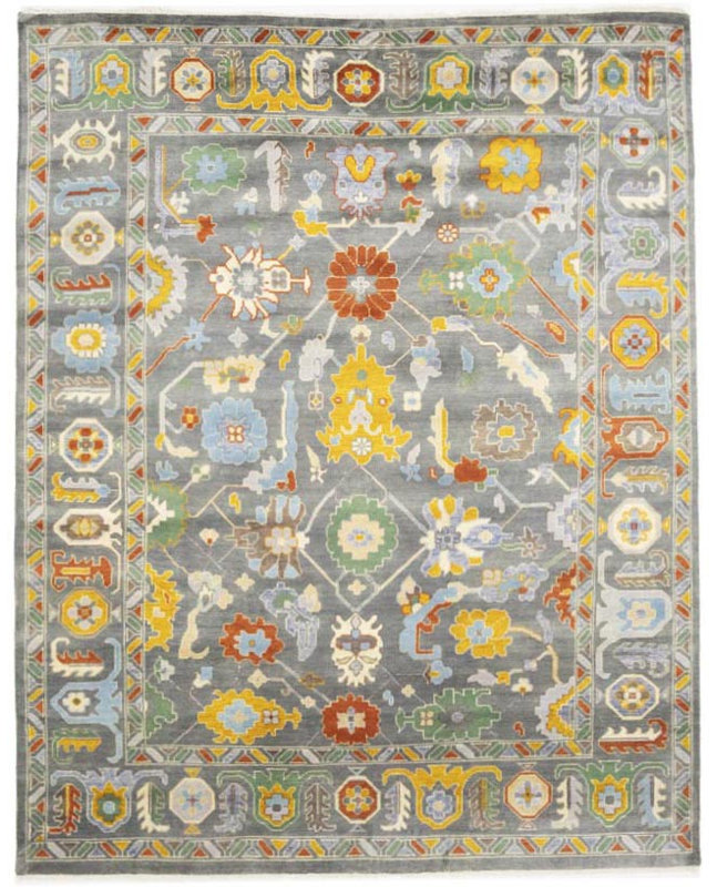 Tapis oriental Oushak Chobi Mute