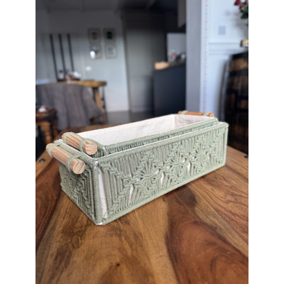 Rebrilliant Fabric Decorative Basket