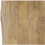 Table d'appoint d'extérieur 14,25 pouces MGO, souche de bois peinte à la main