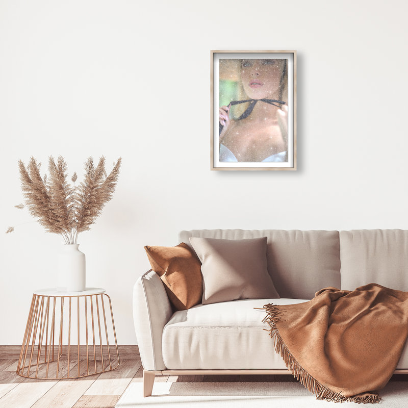 Yours Forever Canvas Fashion Print by Oliver Gal, 31.5"H x 21.5"W, White Frame