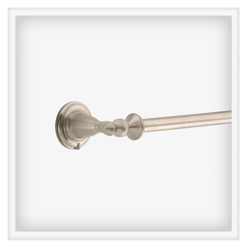 Porte-serviettes mural 33,5 po Victorian, Acier inoxydable Brilliance