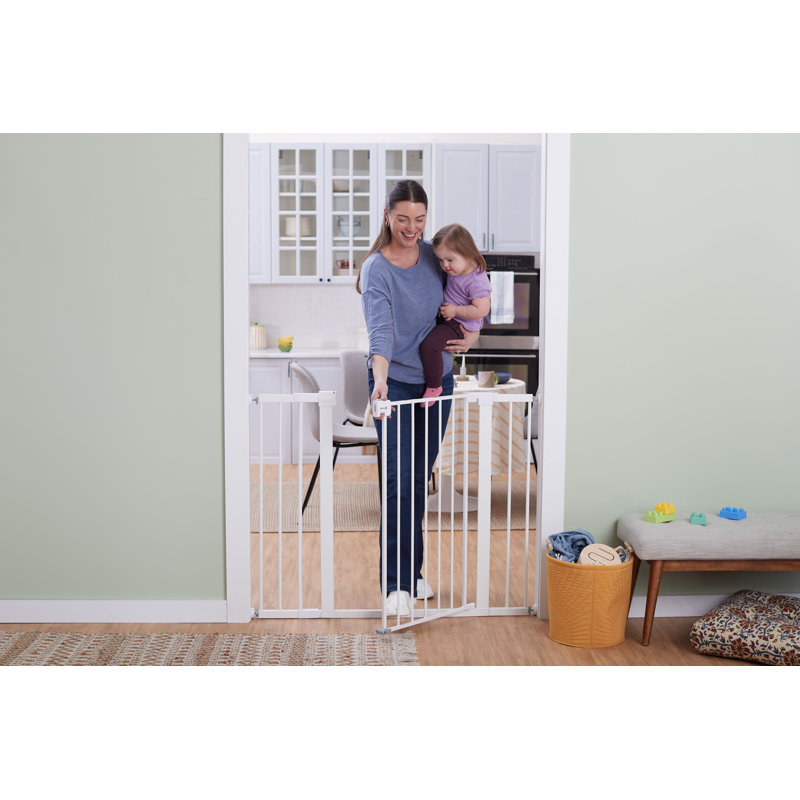 Barrière de sécurité pour bébé Safety 1ˢᵗ® facile à installer, haute et large