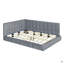 Full Size Upholstered Daybed/Sofa Bed Frame, Velvet-1014653714