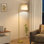 Lampe sur pied arquée 62 "à intensité variable
