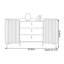 Buffet de rangement de style luxueux-807650513