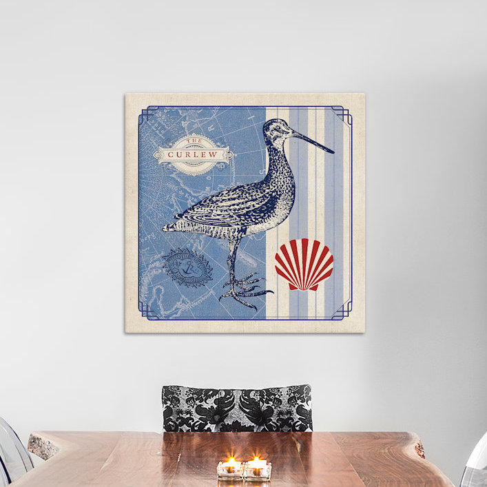« iii », impression sur toile tendue Sea Bird, H 18 po x l 18 po x P 1,5 po