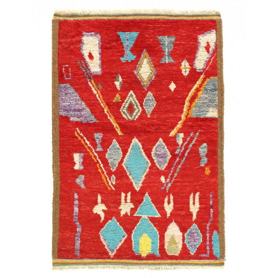 Brayshaun One-of-a-Kind 3'4'' X 5' Lamb's Wool Area Rug