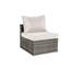 Ensemble de conversation modulaire 8 pièces avec grands coussins et cadre pour la conversation et le jardin - 8 pièces-1777506757