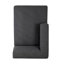 Chaise longue Sloan LAF gris anthracite PC-Saxon