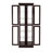 Exquisite Wine Display Cabinet With Illuminated Interior And Movable Partition - Dark Cherry Unit Sophisticated Lighting Quiet Hinge 11.86 In. Wide-49561915