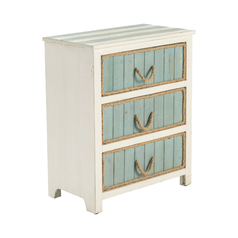 Commode décorative 3 tiroirs Harrill