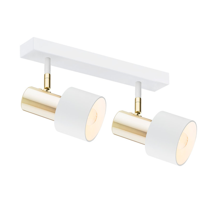Gambino Spotlight, White, White/Brass