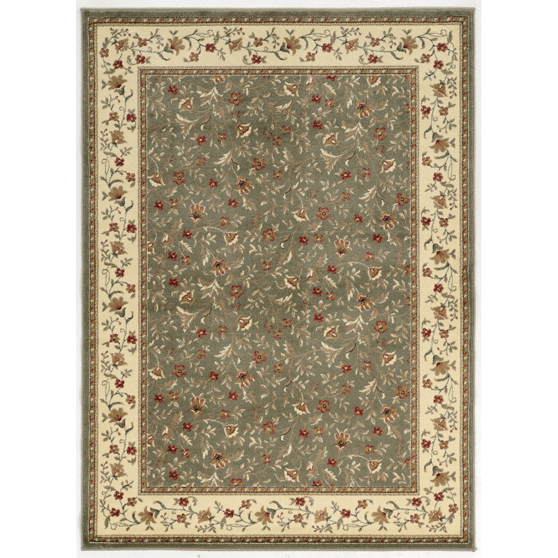 Weisgerber Floral Indoor Rug, Rectangle 5'5" x 7'7"