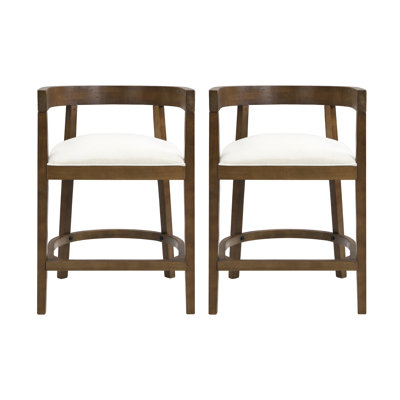 Rubberwood Counter Stool (Set Of 2)