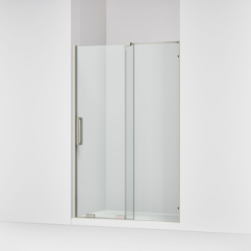 Echelon Sliding Shower Door, 71-3/4 In. H X 43-3/4 - 47-3/4 In. W, With 5/16 In. Thick Crystal Clear Glass