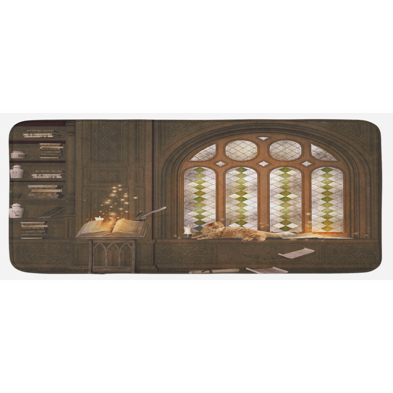 Traditional Polyester Kitchen Mat