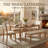 6-Piece Extendable Dining Table Set With 4 Upholstered Chairs And Bench For Kitchen & Dining Room-2025877484