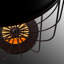 Lampe de table noire 21,65 "Akram