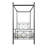 Woodson Metal Canopy Bed-1941791634