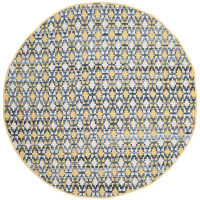 Aitken Hand Woven Cotton Geometric Rug
