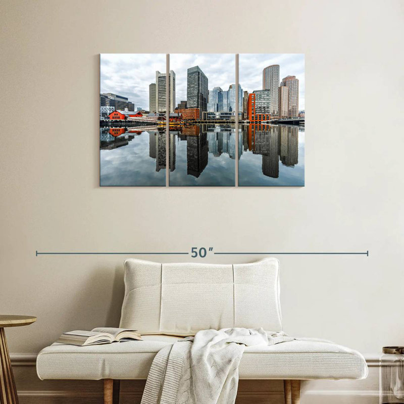 Nicci Boston Harbor View, 24" H x 38" W