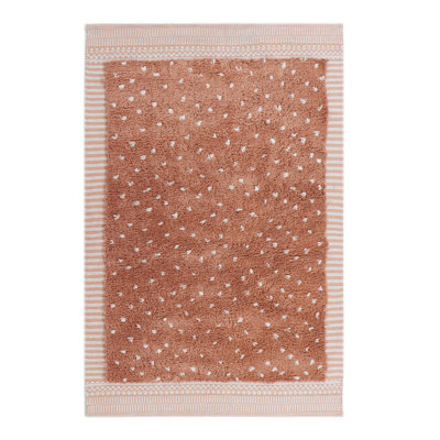 Tapis orange tissé à la main