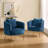 Chrystina 28.74'' Wide Tufted Velvet arm chair-1547535617