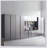 Nova Series Wood Base Drawer Wall Mounted Garage Cabinet in Metallic Gray