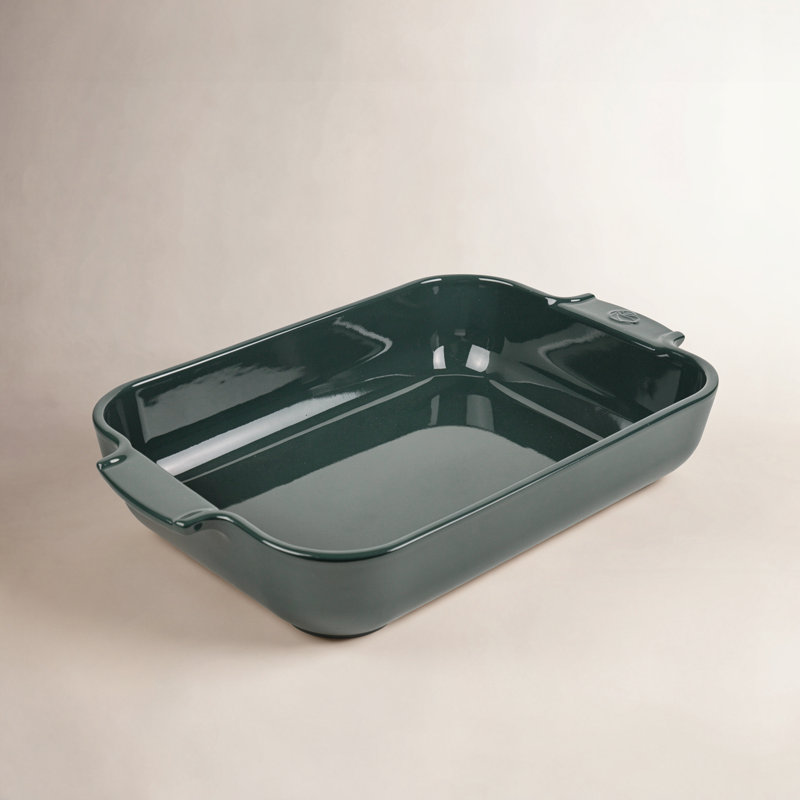Peugeot Appolia Rectangular Ceramic Baking Dish, 3.15" H x 12.5" L x 8.86" W