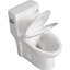Couvercle de réservoir de toilette de salle de bain élégant - plastique blanc