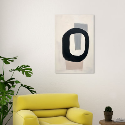 Abstract Portal Numbers - Wrapped Canvas Print