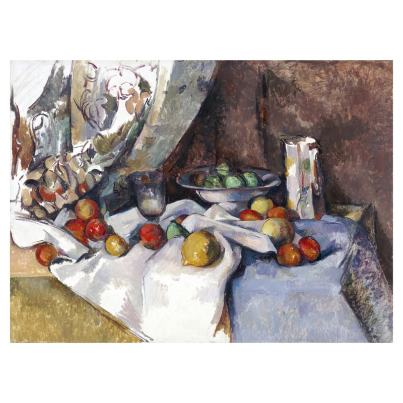 «Still Life with Apples» par Paul Cézanne, estampe numérique, H 32 po x l 40 po