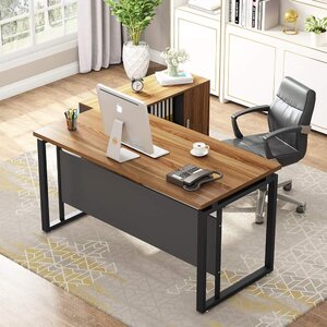 Ebern Designs Oakbrook 55'' Desk & Reviews | Wayfair