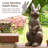 Zachary 22.75"H MGO Standing Rabbit Garden Statue-1195380681